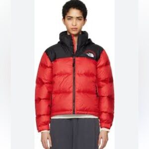 The North Face Boys  Bold Red and Black Puffer Jacket